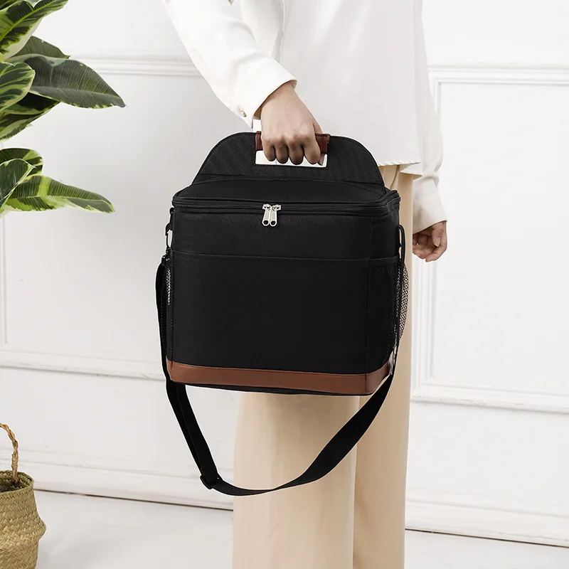 

Thickened Large Capacity Cooler Bag Portable Outdoor Lunch Bag DOM JA-338