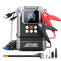 Car Jump Starter Power Bank 26800mAh/21800mah 150PSI Air Compressor Tire Pump Digital Tire Inflator 12V Auto Battery Booster