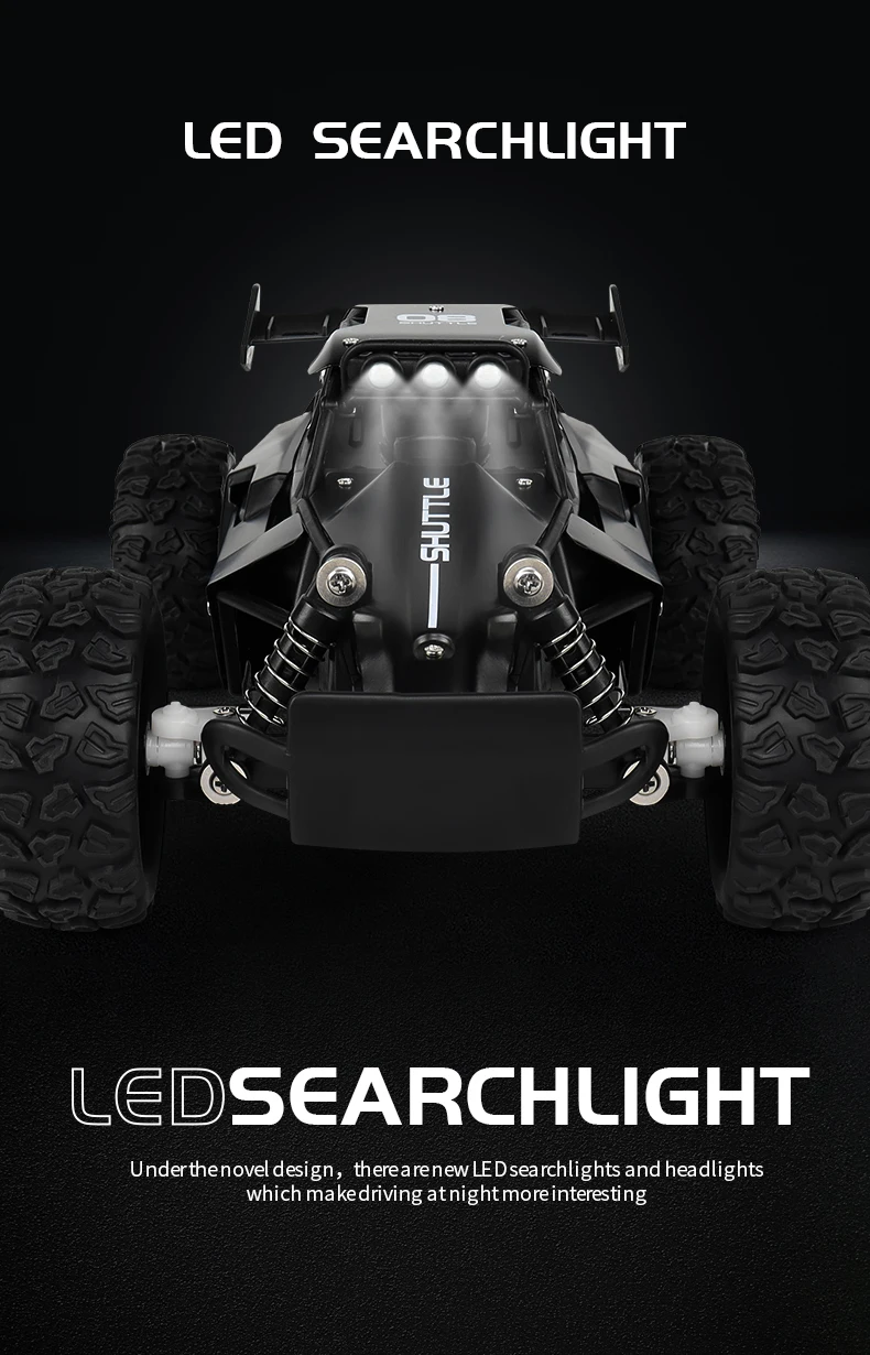 Fabuloso Coche Todoterreno Con Luz Led
