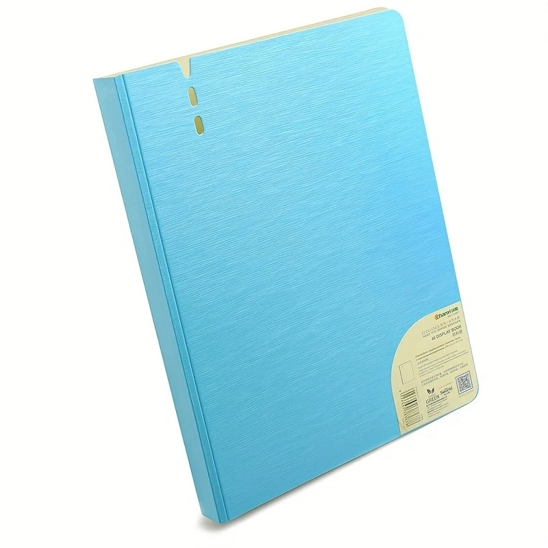 File Folders Perforated Folder 4-Hole D-Shaped Binder Transparent Shell Pp File A4 Quick Fishing Storage
