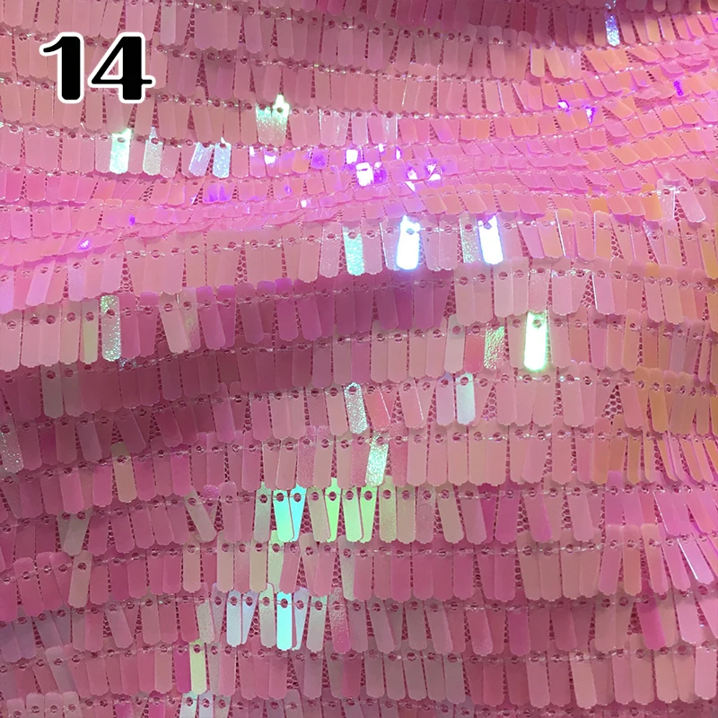 100 x 130 cm langer glitzernder glitzernder Paillettenstoff, Kostümkleid, DIY, silberfarben, schillernd, wendbare Paillettenstoffe, verkauft im Meterware – Detail 5