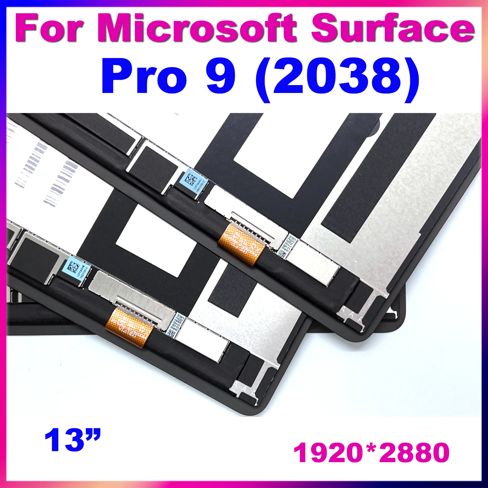 Display Lcd Touch Screen Originale 13 "Per Microsoft Surface Pro 9 2038 Per Pannello Di Ricambio Lcd Surface Pro9