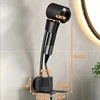 Wall Mounted Hair Dryer Holder Hair Straightener Dryer Hair Storage Rack Bathroom Organizer Shelves Washroom Organization Stand 1