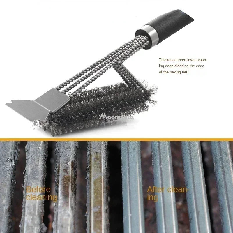 Barbecue Grill BBQ Brush Clean Tool Grill Accessories Stainless Steel Bristles Non-stick Cleaning Brushes Barbecue Accessories for barbecue cleaning tools,grill brush,cleaning brushes