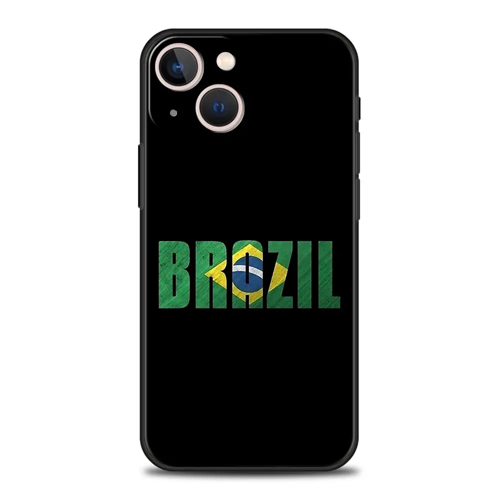Brazil Flag Soft TPU Phone Case – Vibrant and Durable Protection