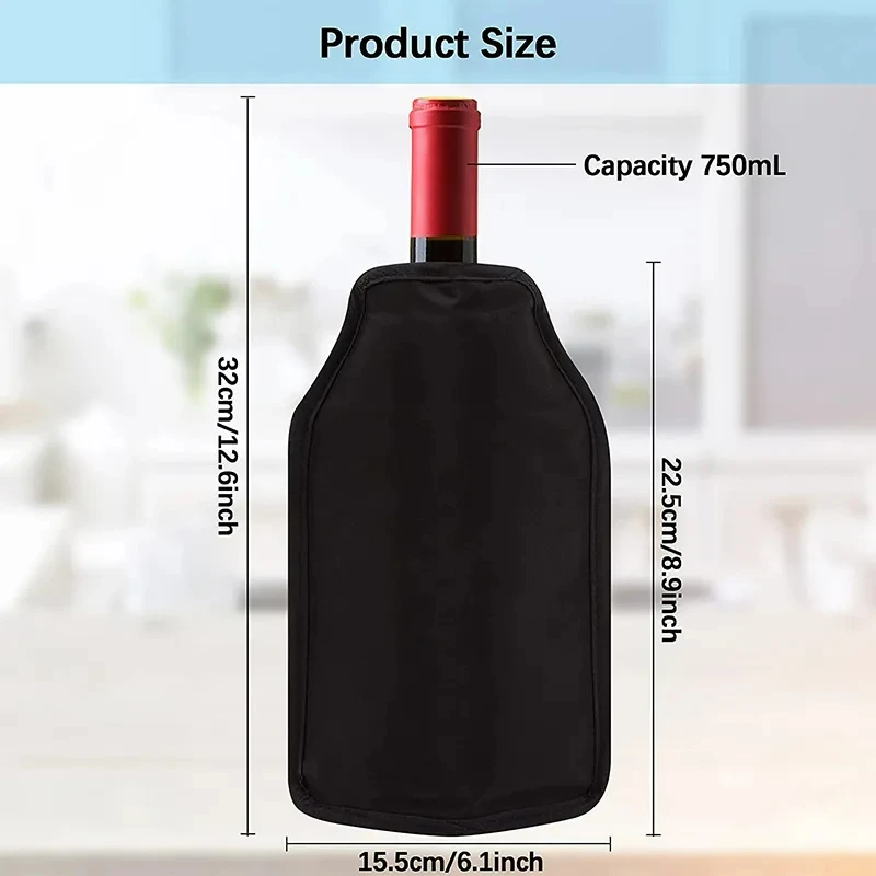 Wine Cooling Holder Ice Bag Jelly Picnic Beverage Nylon Wine Cooler Sleeve Soft Drink Rack Bar Tool Champagne Bottle Covers cooler bag drink cooler wine cooler sleeve