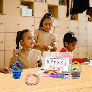 Colorful Loom Bracelet Making Kit with Storage Box