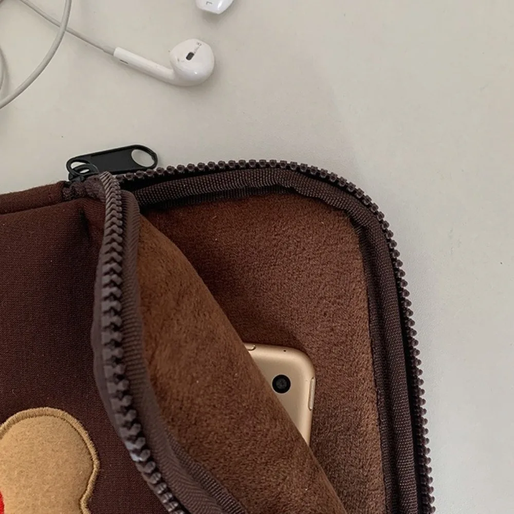 Adorable Cartoon Bear Tablet and Laptop Protective Sleeve - Shockproof Portable Soft Case for 11/13/15 Inch Devices