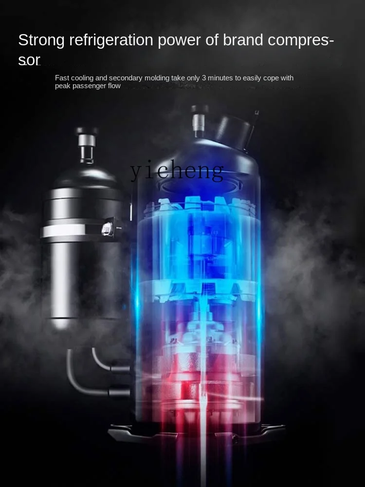 ZF Ice Cream Machine Ice-Cream Cone Commercial Small Vertical Desktop Ice Cream Machine Automatic Cone Crispy 4