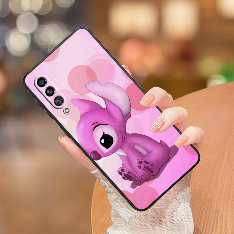 Stitch Abomination Monster For Samsung Galaxy A90 A80 A70 S A60 A50S A30 S A40 S A2 A20E A20 S A10S A10 E Black Phone Case samsung flip phone cute