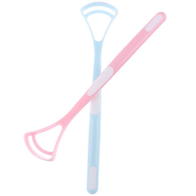 Tongue Cleaner Scraper Tongue Scraper Kids Gentle Bacteria Clean Set 2PCS tongue scraper