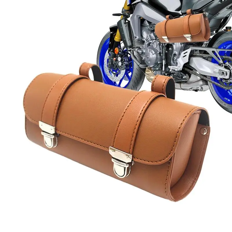 

Motorcycle Handlebar Bag Bike Frame Bag Waterproof Bicycle Handlebar Saddle Storage Bag for Outdoor Phone Keys Racing Bike Road