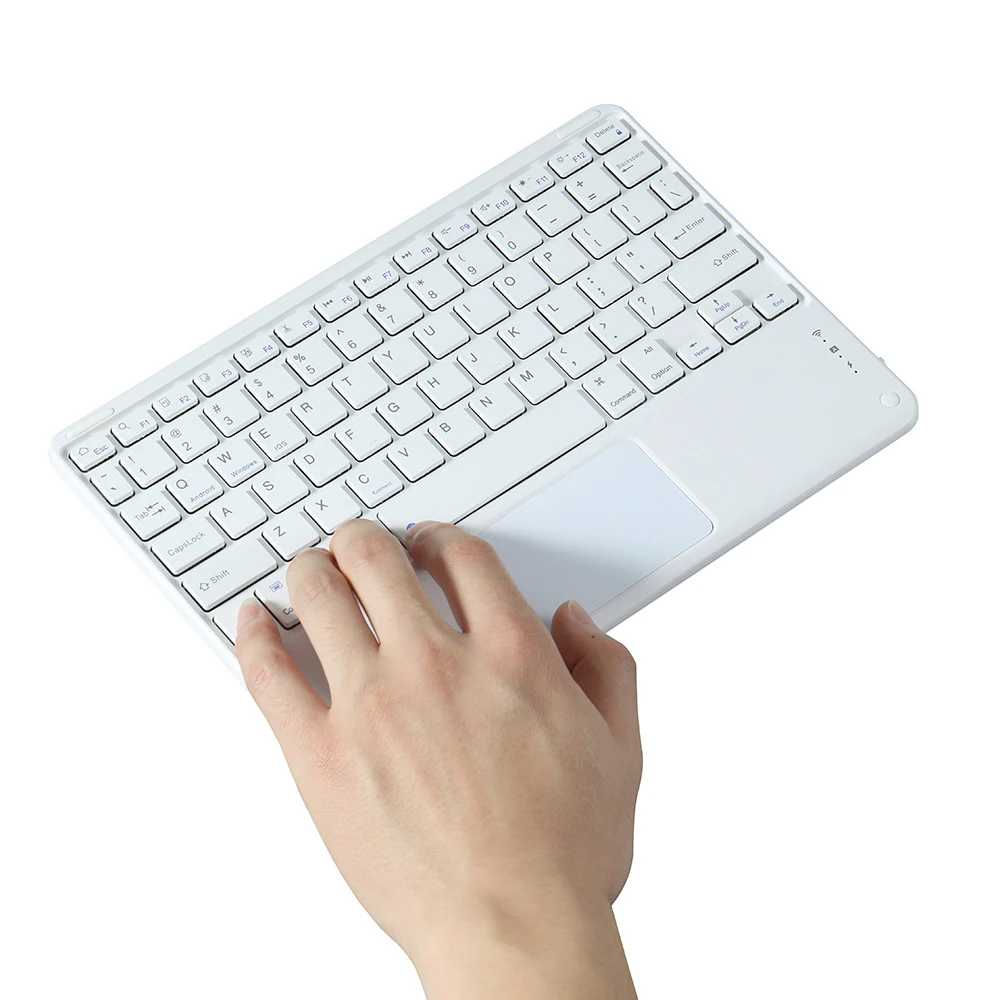 Recarregável Teclado Touchpad sem Fio Teclado Magnético pc Tablet Teclados do Telefone para Ipad 11 10.9 Xiaomi Huawei 10 - Imagem 4