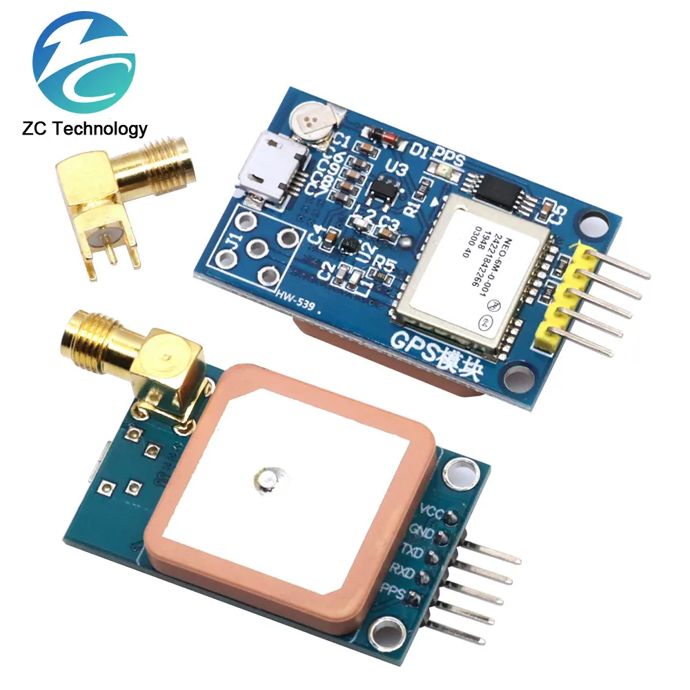 Antenne GPS active connectée au module NEO-6M NEO-7M pour Raspberry Pi