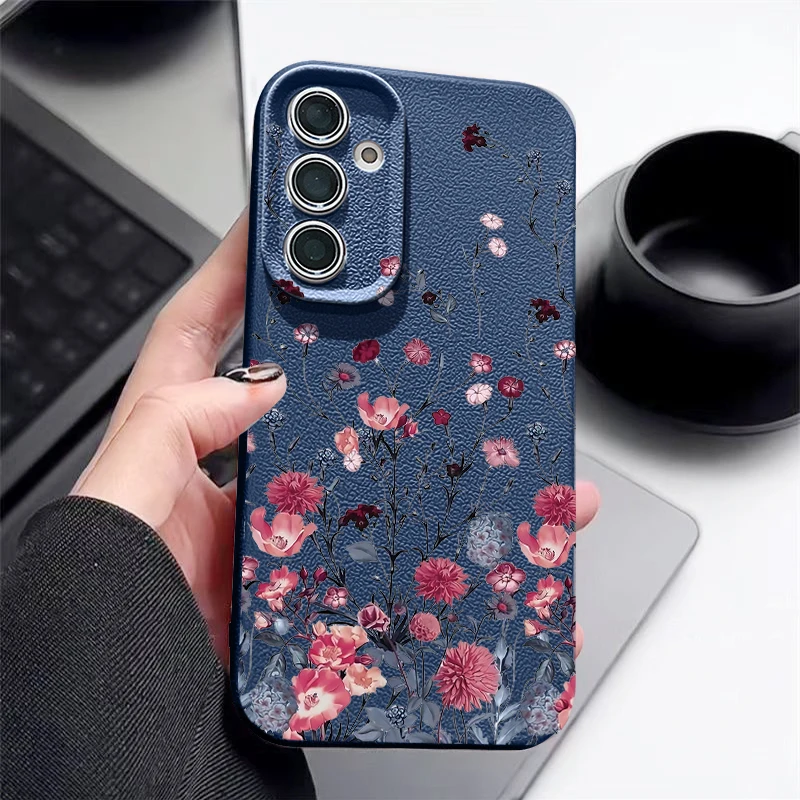 Elegant Purple Flower Phone Case - Artistic Floral Design Cover