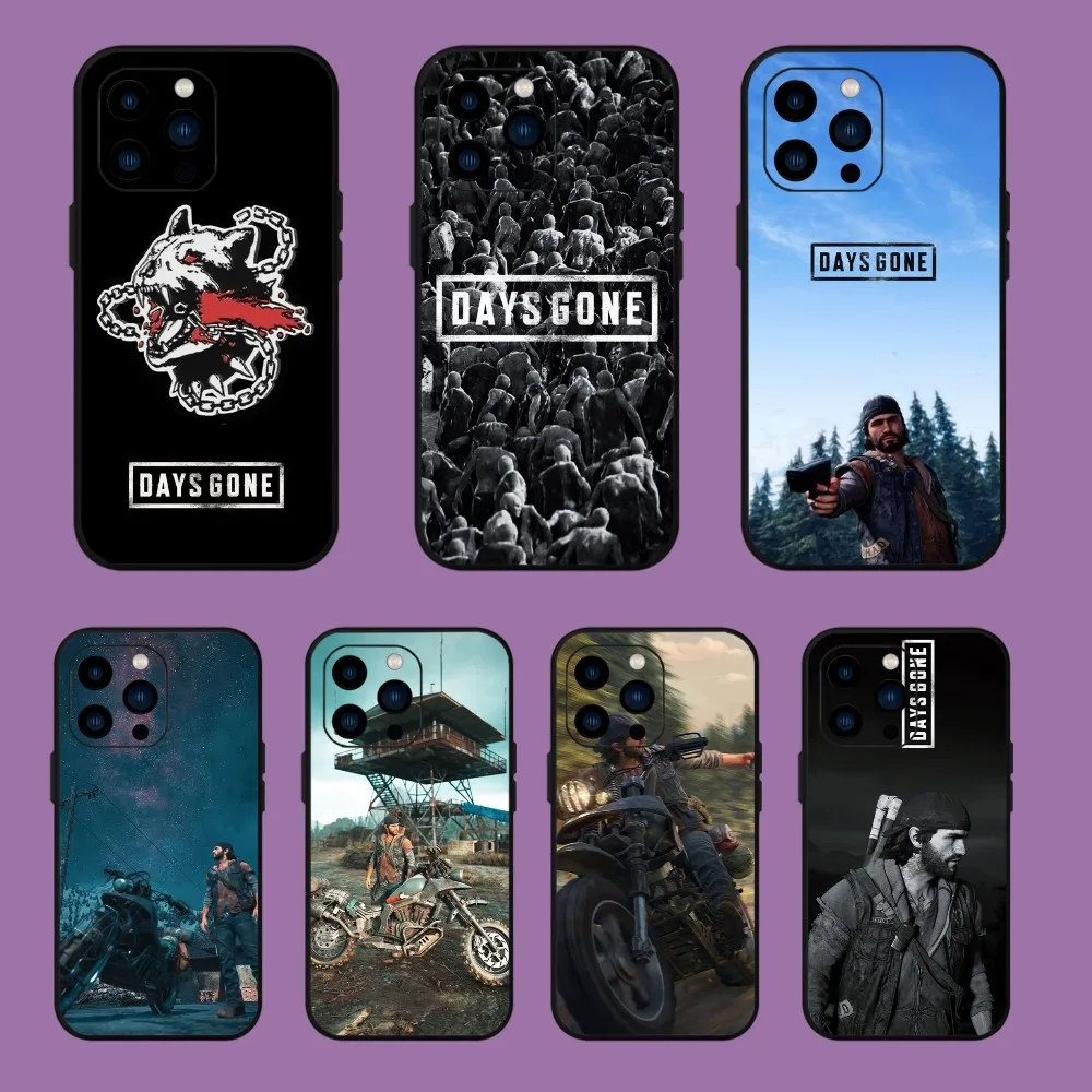 Game Days Gone Phone Case Per Iphone 13 14 15 11 12 Mini Pro Max Guscio Trasparente