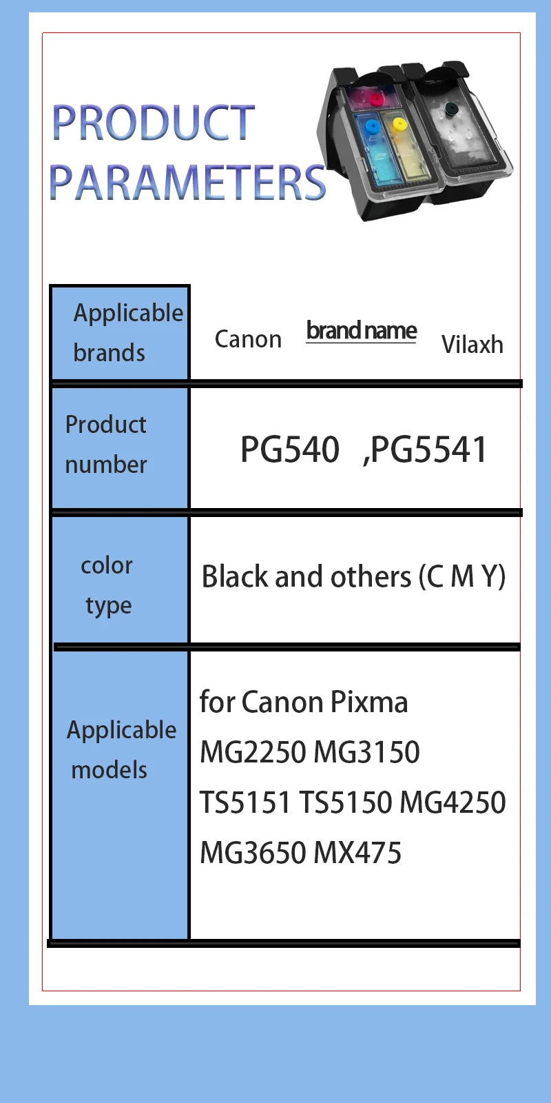 De Tinta Recarregáveis para Canon Pixma MG2250