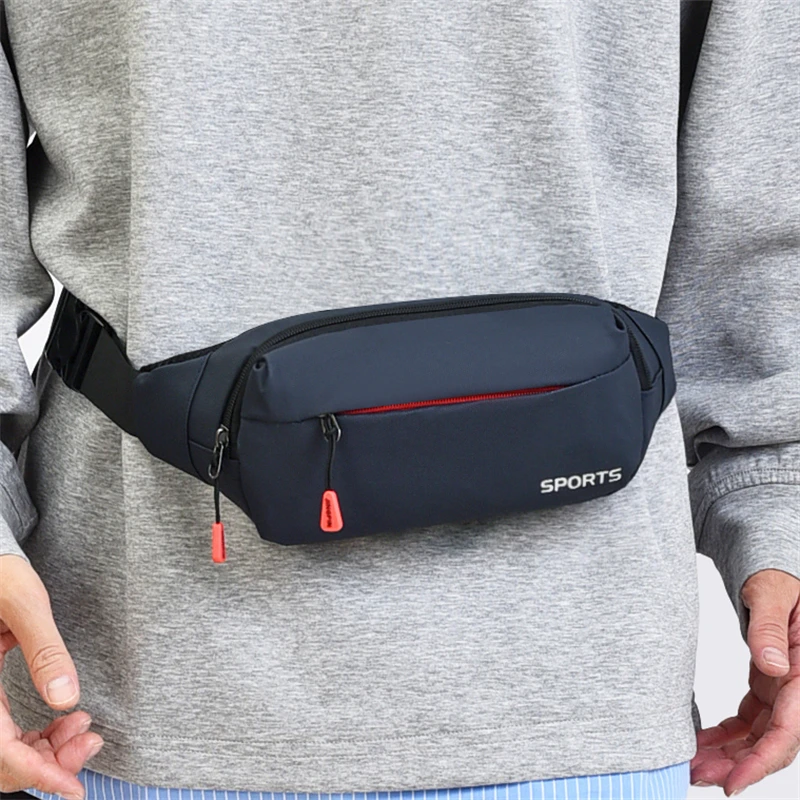 Functional Waist Bag - Casual Style, Travel Gear | Adjustable Shoulder Strap | Durable Zipper Closure