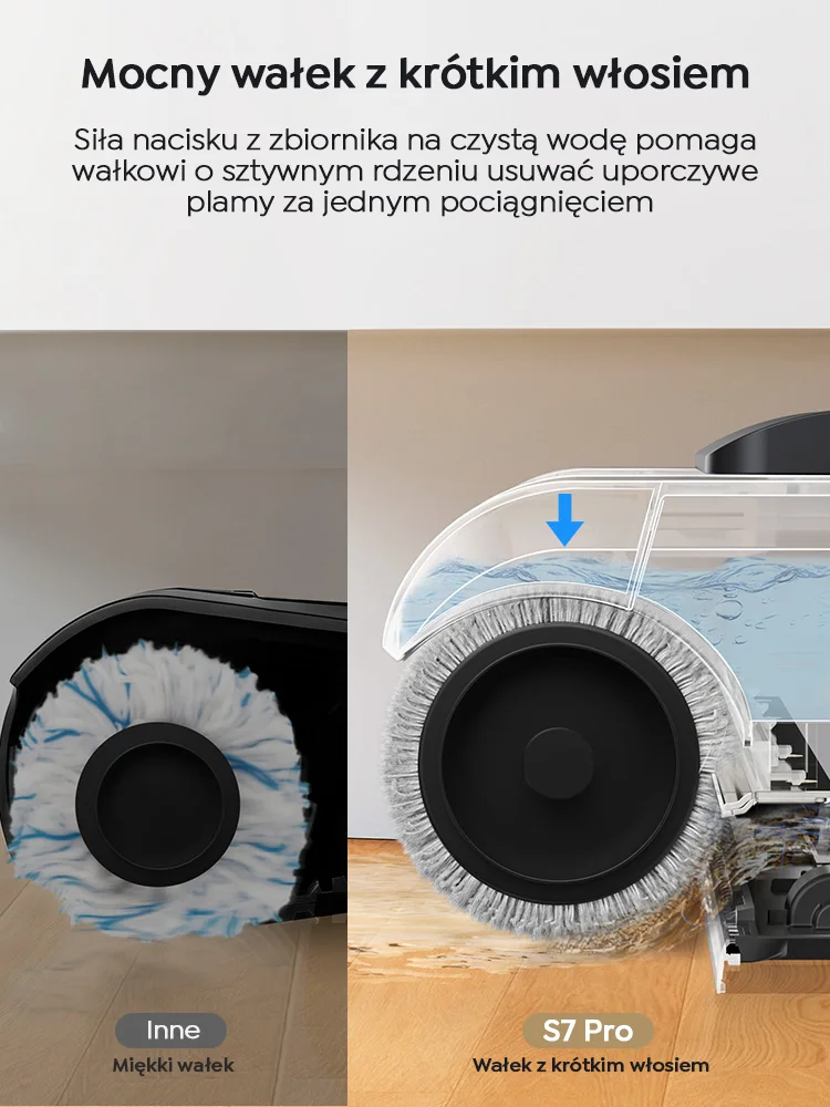 Laresar S7 Pro odkurzacz myjący w akcji