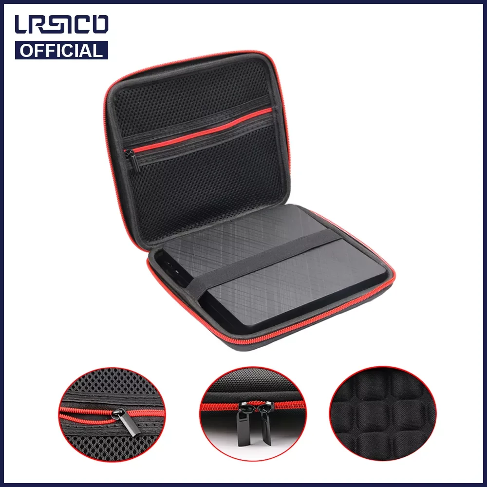 

External DVD recorder storage box portable CD player protection box mobile optical drive bag EVA anti-compression hard shell bag