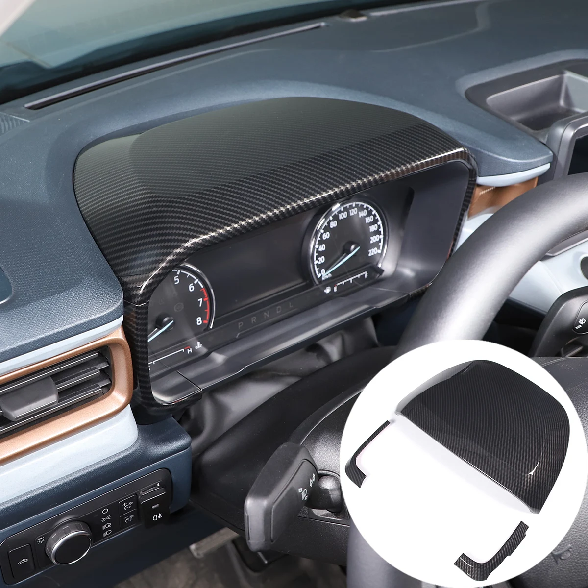 

For Ford Maverick 2022-2024 Car Dashboard Decorative Cover Automotive Interior Decoration Accessories ABS Dashboard Cover