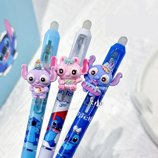 4 Stylos Noël Effaçables 0,4 Mm | Stylos Fins à Encre Effaçable Pour école, Bureau, Cartes De Vœux