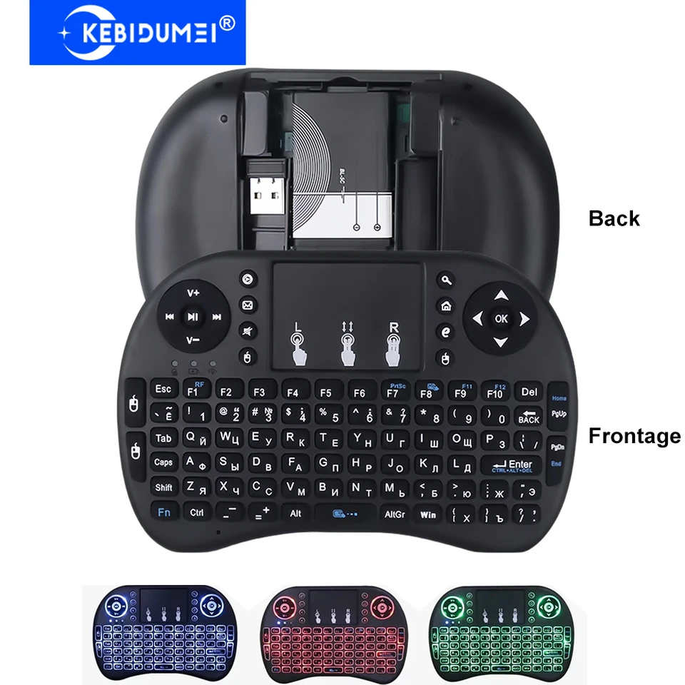 Mini Wireless Keyboard With Touchpad And Rgb Backlit Air Mouse_voghion.com