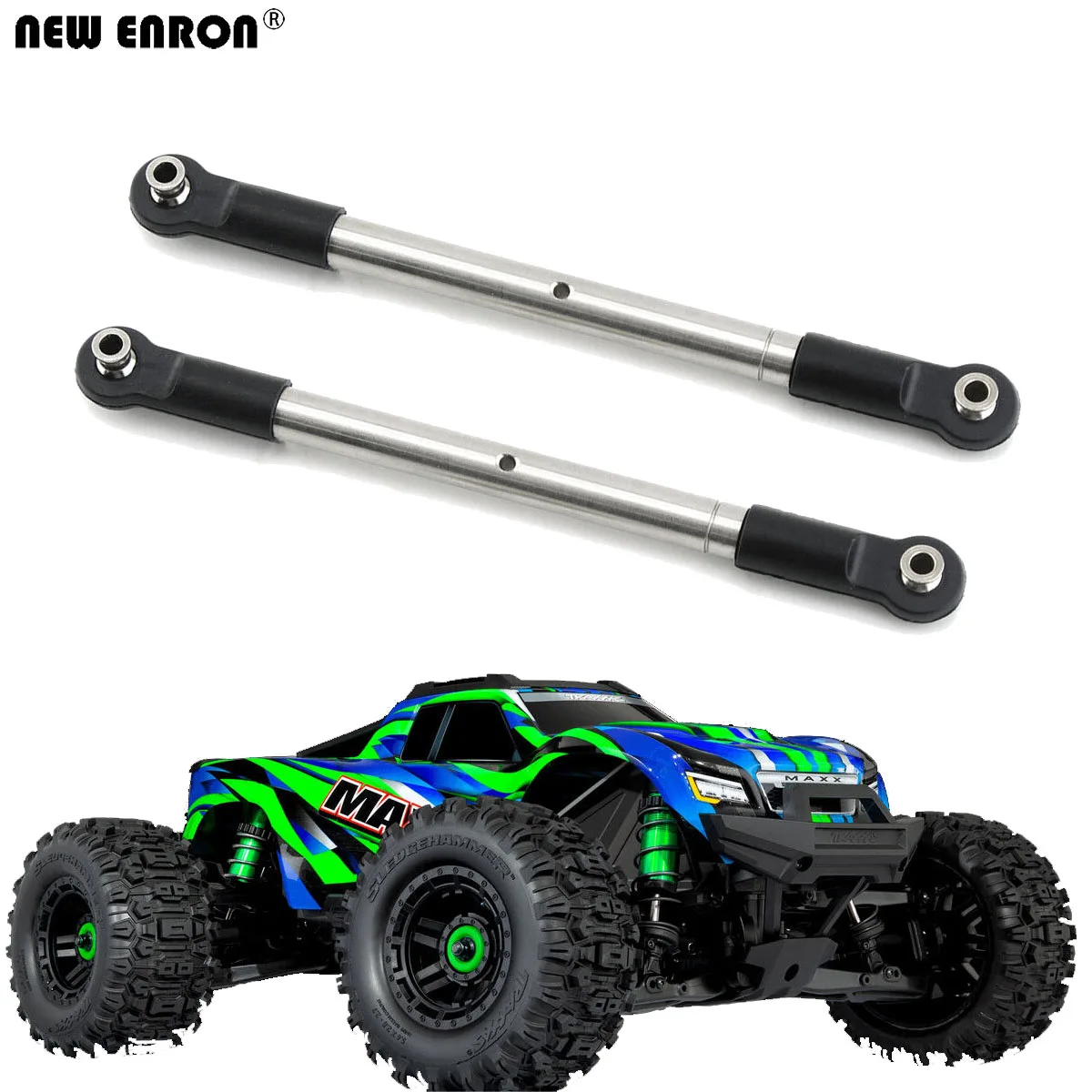 Zubehör vordere Zehenglieder aus Edelstahl # 8997 für Maxx TQi Traxxas Link aktiviertes 2,4-GHz-Radio und TSM 89086-4