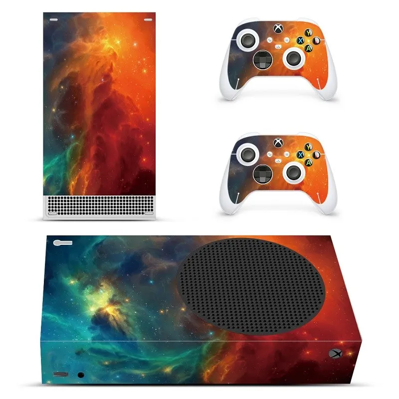 For Xbox Series S Decal Skin Sticker Cover For Xbox Series S Console and 2 Controllers 