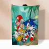 Summer Blanket King Size Sonics Picnic Throw Blanket for Sofa Luxury Fluffy Soft Blankets and Throws Cobija Home and Decoration 4