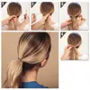 1~20PCS Ponytail Rubber Elastic Hook Hair Bands For Women Gum Hooks Hair Accessories Hair Ties Styling Tools Holder Bungee Bands 3