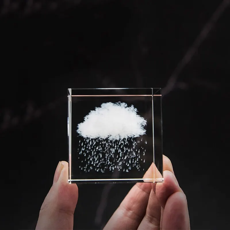 Crystal Ornaments 1 Crystal Decoration Moon Galaxy Collection Crafts Beautify Home Holiday Gifts