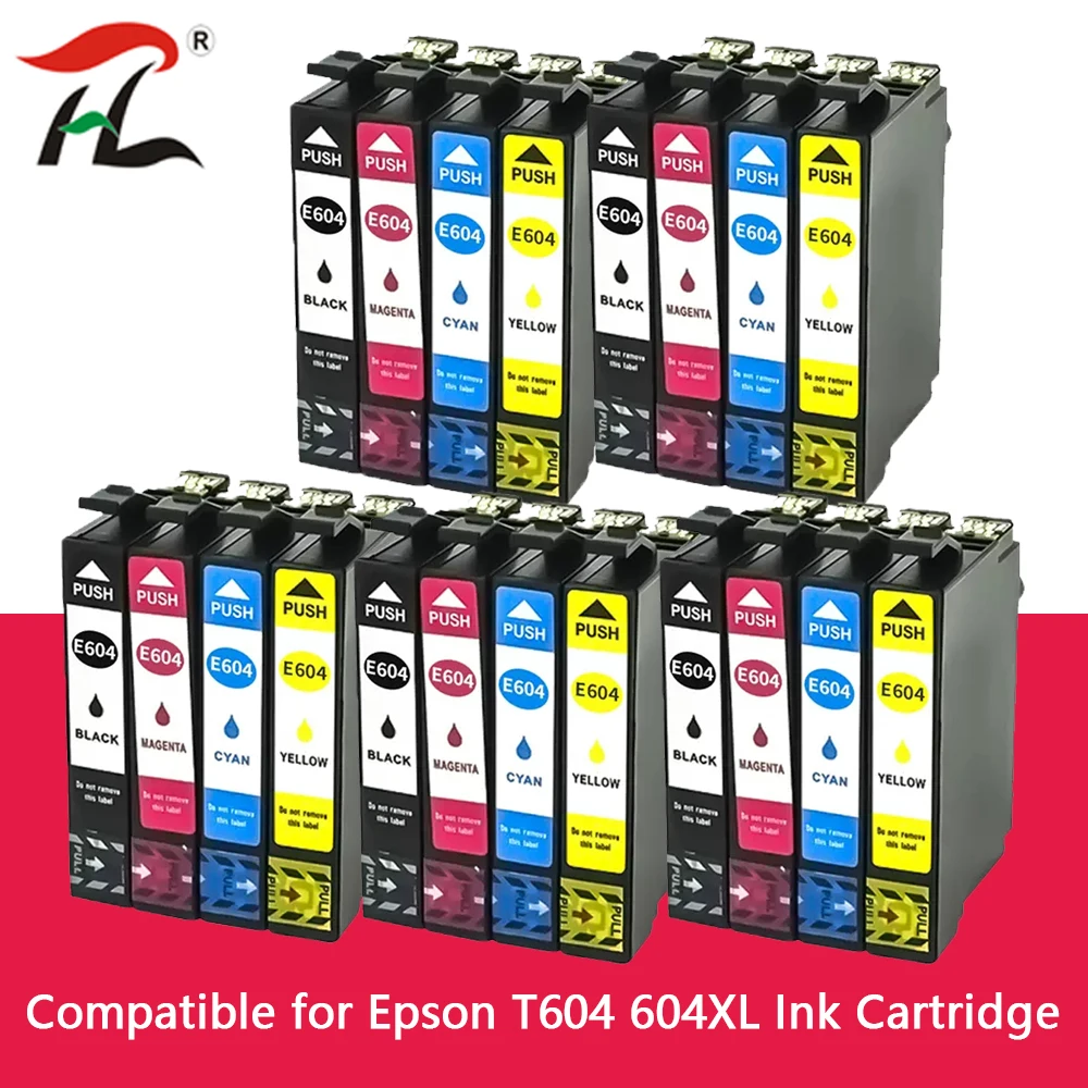 HTL 604XL T604XL T604 XL 604 Premium Compatible Color Inkjet Ink Cartridge for Epson XP-2200/XP-2205/XP-3200/ XP-3205/XP-4200