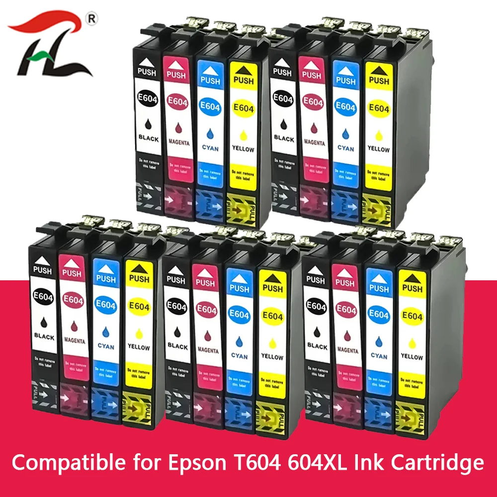 604XL T604 T 604 XL T604 XL Premium Compatible InkJet Ink Cartridge for  Epson XP-4205 WF-2910DWF/WF-2930DWF/WF-2935DWF Printer