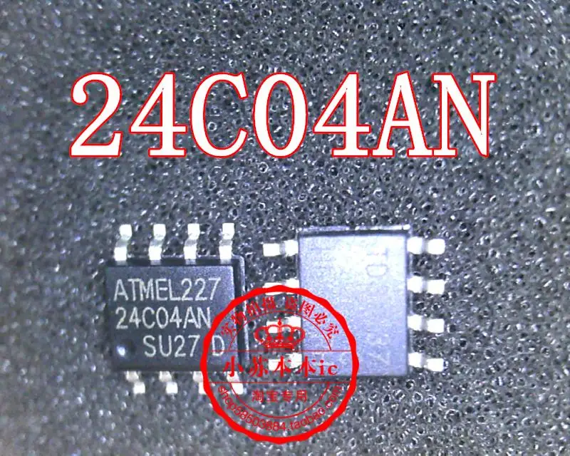 

10PCS/LOT AT24C04AN-10SU-2.7 AT24C04AN 24C04AN SOP-8