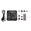 DIY Electronic Digital Clock Kits Light Control Rotation Digital LED Temperature & Time Display Tool Set for Soldering Practice 6