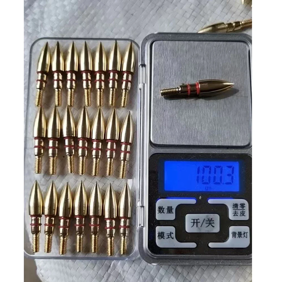 12pcs Archery ID6.2mm OD7.6mm Arrow Points Tips Target 75/100GR O Rubber Ring Aluminum Insert Compound Bow Hunting