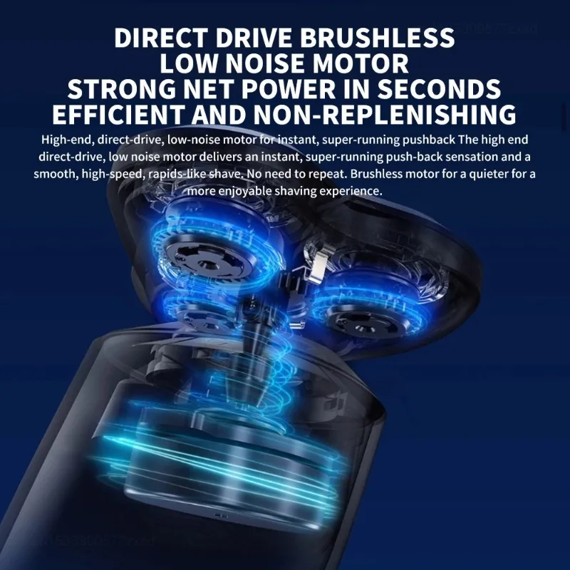 미지아 전기 면도기 S700 휴대용 플렉스 면도기 세라믹 블레이드 면도 IPX7 방수 세척 가능 남성용 수염 트리머 커터