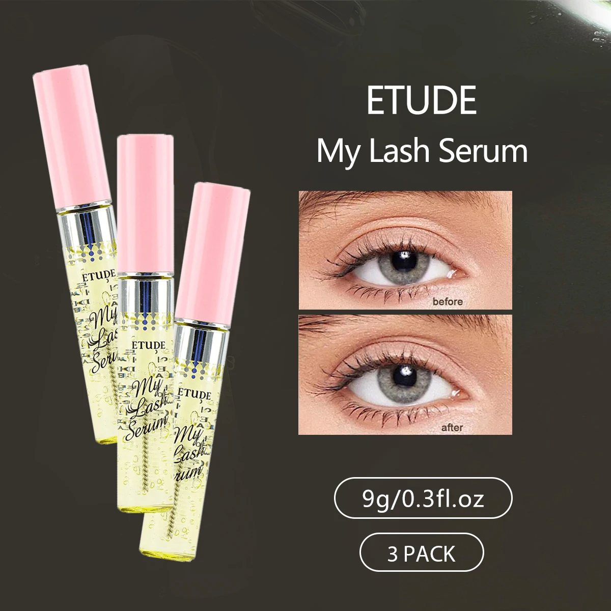 Nourishing and Gentle Eyelash Serum for Healthier-Looking Lashes