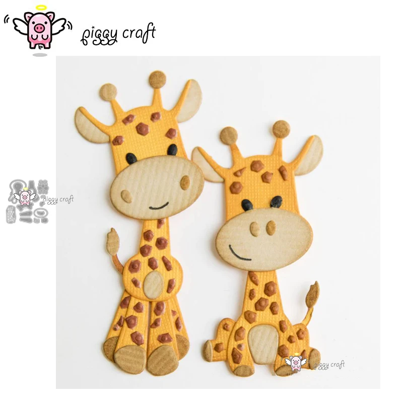 Piggy Craft Metal Cutting Dies Cut Die Mold New Giraffa Decoration Scrapbook Paper Craft Knife Mold Blade Punch Stencil Dies