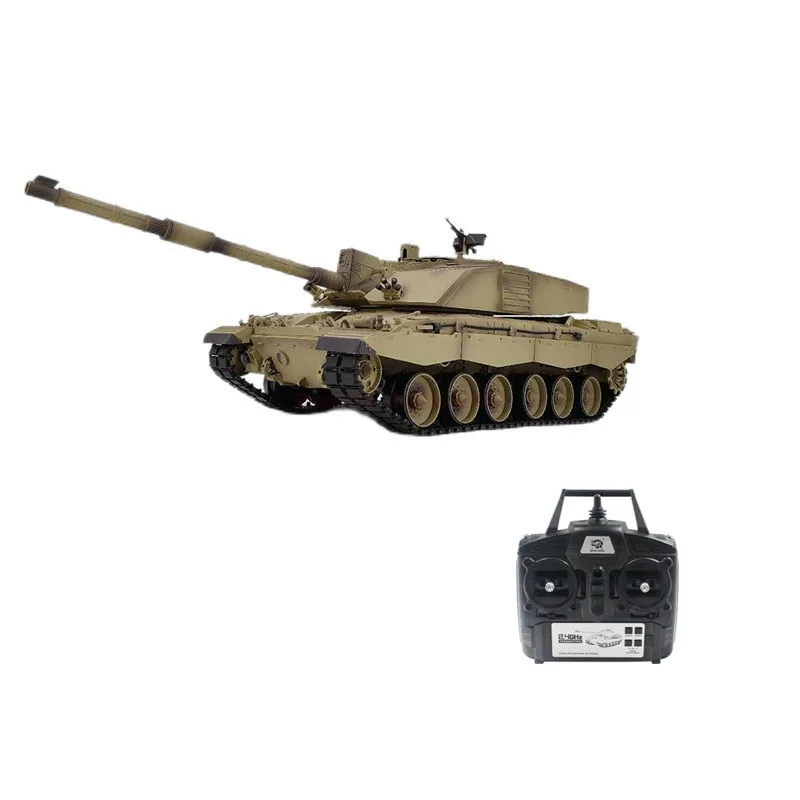 Henglong 3908-1 Large Battle Tank Vehicle 1:16 Simulation British Challenger 2 Remote Control Main Battle Tank Children's Toy 5