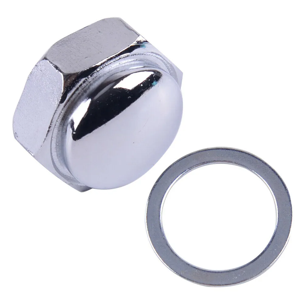 

Nut Washer Steering Stem Replacement For Honda XL100 XL70 XL75 XL80 Metal Silver Cap For Honda XR100 Z50A Z50R