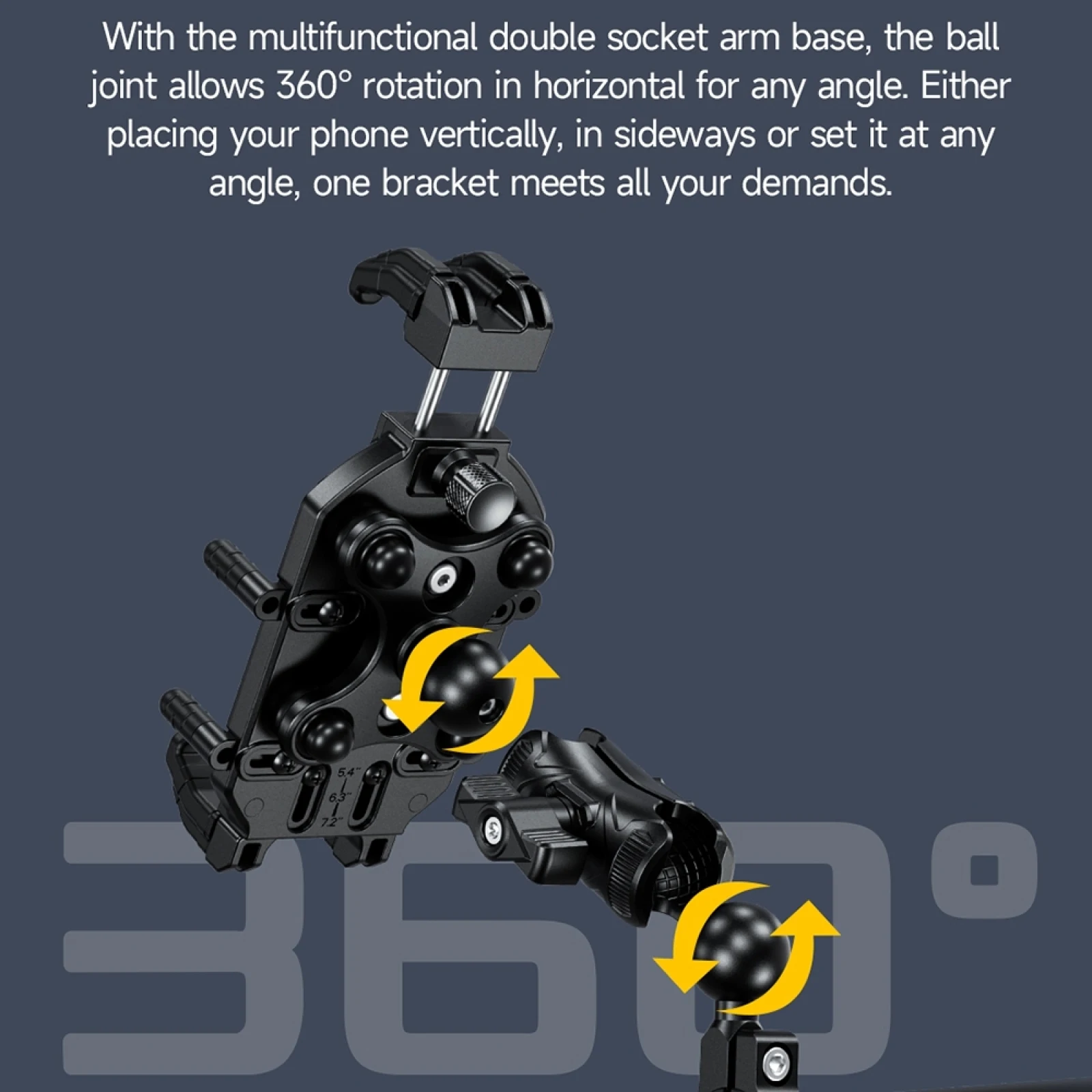 Ulefone Bicycle Holder Ulefone Armor Mount Pro AM02 Universal Bicycle Handle Phone Holder