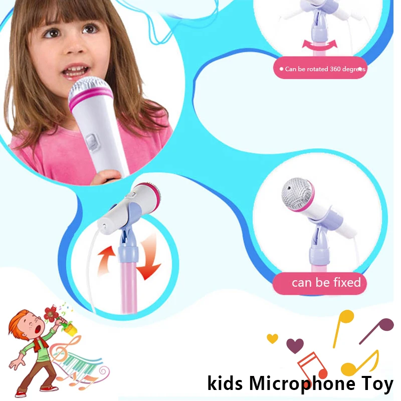 microphone with stand toy