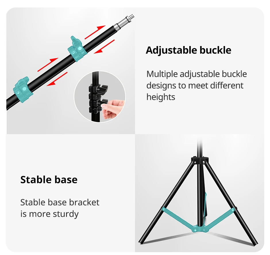 Xnyocn Stativ Boden Tablet Ständer Verstellbare Halterung Halterung Unterstützung für iPad Air Pro 12,9 Mini Xiaomi 4-13 Zoll Lazy Halter Halterung – Detail 5
