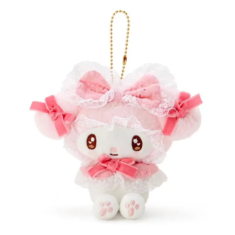 14 cm - Sanrio Kuromi – jouets en peluche pour filles, Série de tenues de  demoiselle d'honneur en dentelle no