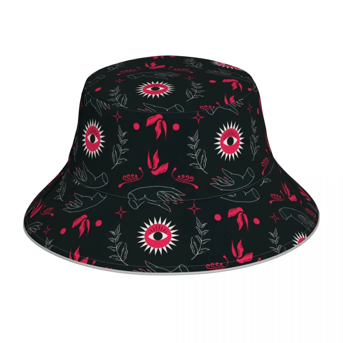 

Spooky Hand Reflective Bucket Hat Summer Hats Fisherman Hat Foldable Women Men Sunscreen Shade Caps