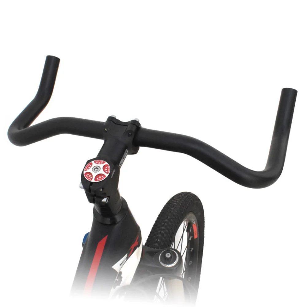 불혼 알루미늄 핸들바, MTB 고정 기어 로드 바이크용, 야외 캠핑 용품, 25.4mm, 390mm