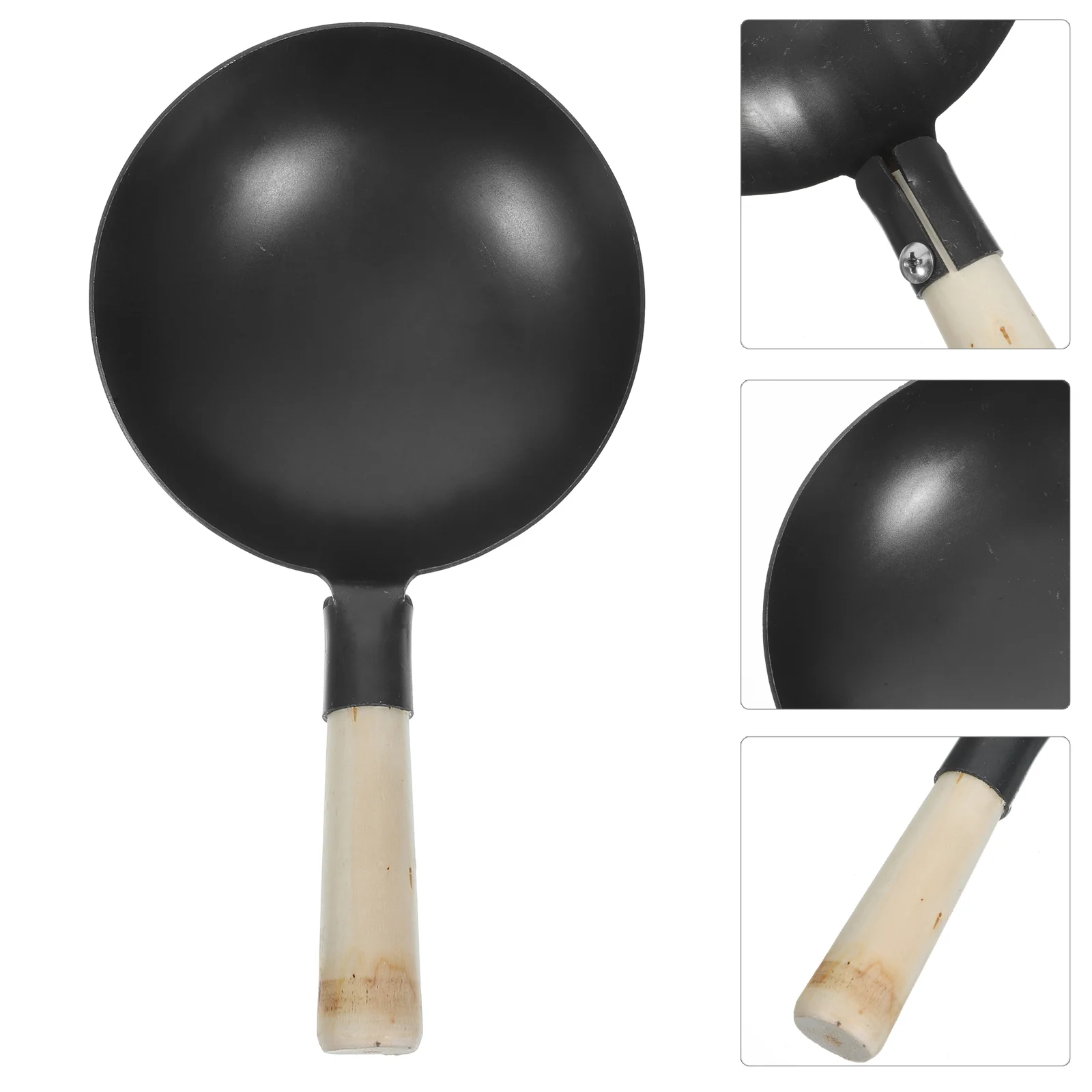 

Mini Wok Cookware Funny Cooking Toys Griddle Kitchen Playing Toys Skillet Simulation Cooking Small