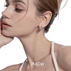 MASW Original Design Cool Style High Quality Brass Thick Silver Plated Star Earrings For Women Jewelry 2023 Trend New Gift 2